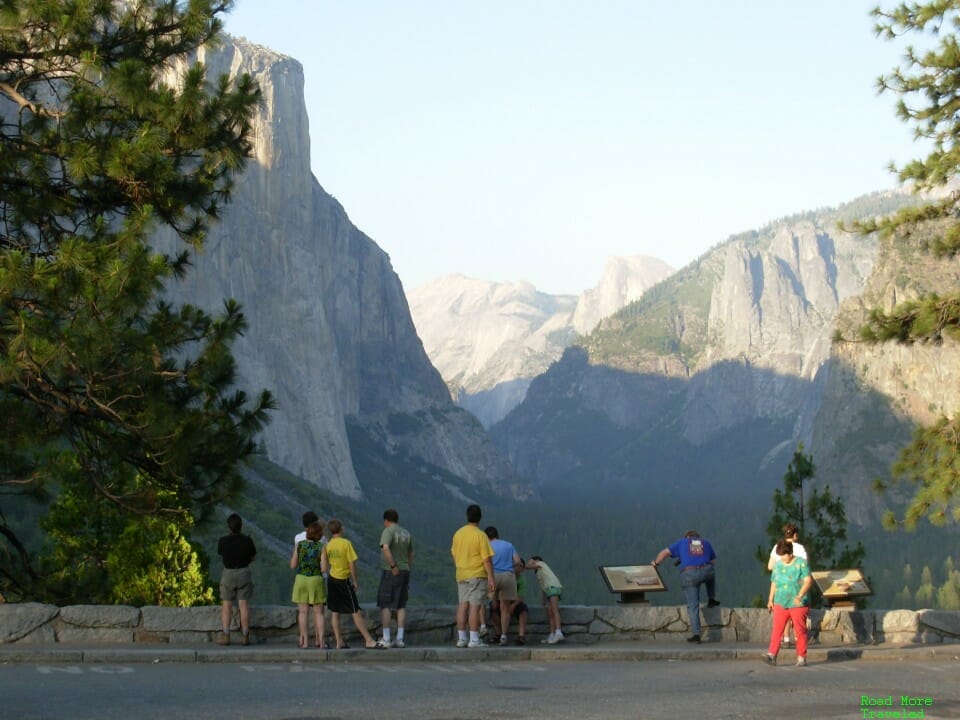Crowds at Yosemite National Park
