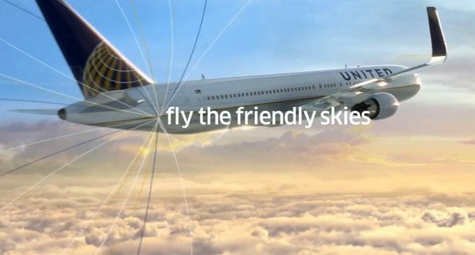 a plane flying in the sky