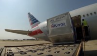 a plane with a cargo door