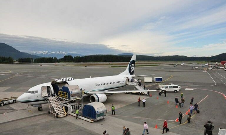 a plane on the tarmac