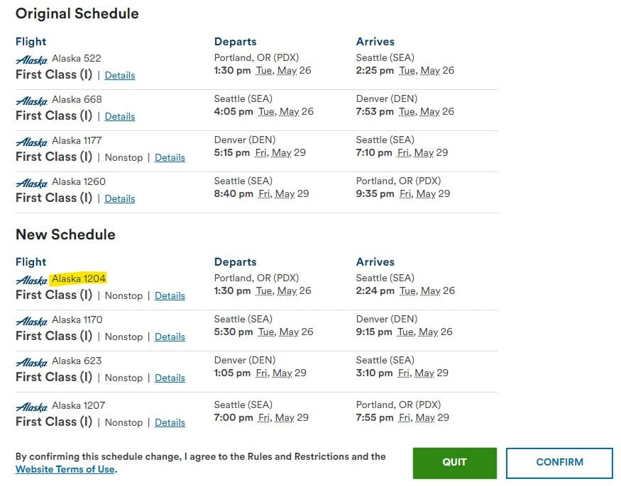 a screenshot of a schedule