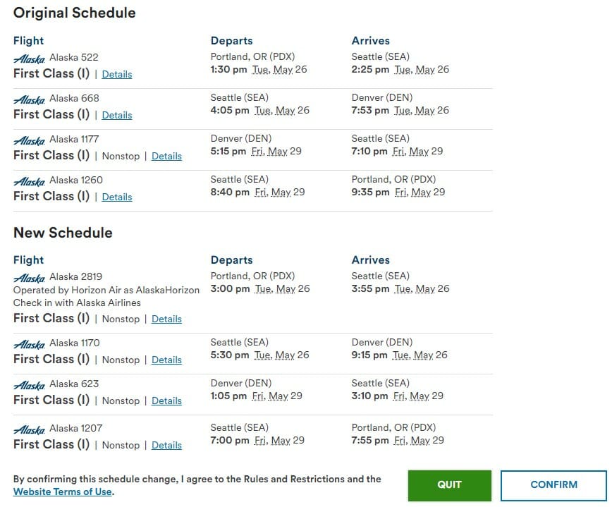 a screenshot of a schedule