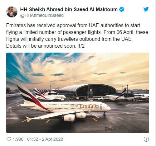 a screenshot of a social media post