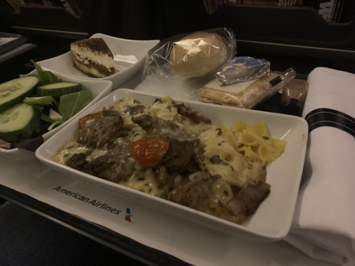 American Airlines Meal