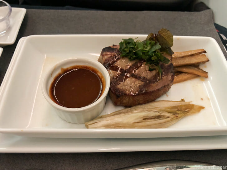 Japan Airlines Business Class meal