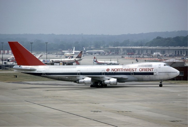 a large airplane on the runway