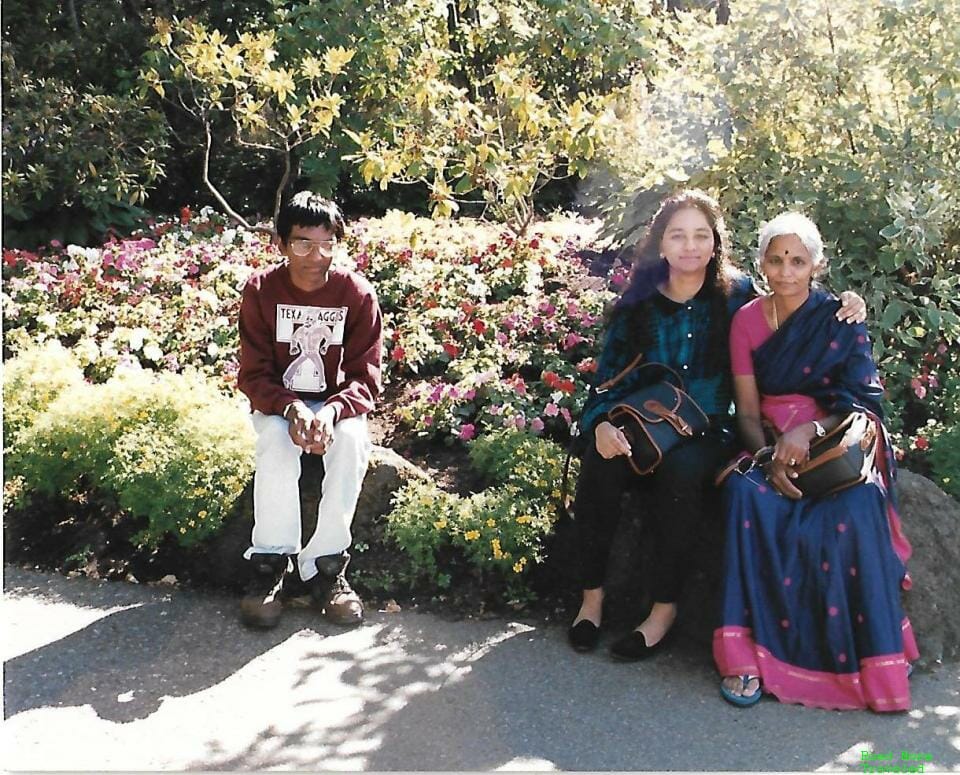 Family photo in Stanley Park, Vancouver