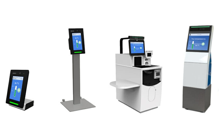 a machine with a screen and a screen