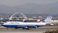 a plane on the runway