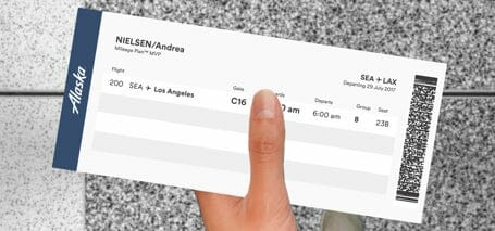 a person holding a ticket