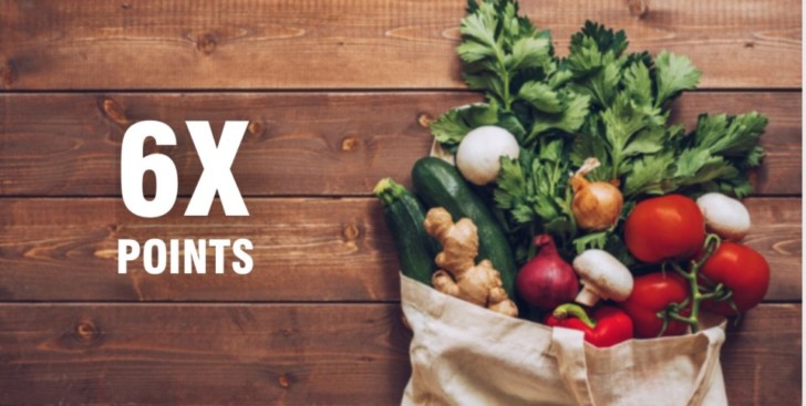 a bag of vegetables and herbs