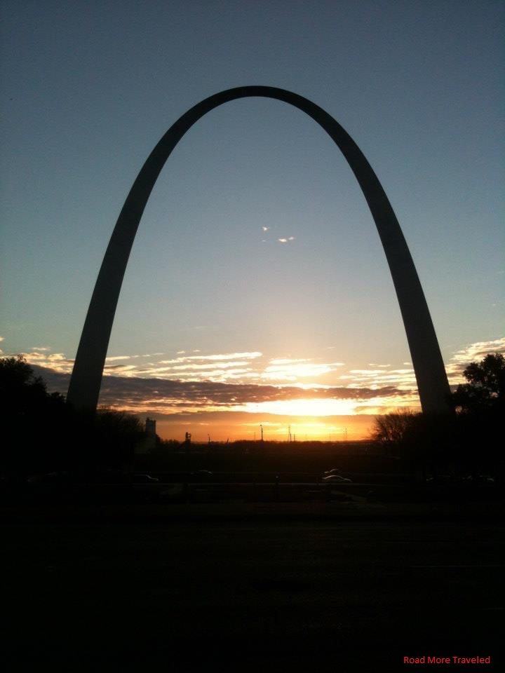 Gateway Arch at Sunrise, Missouri, October 2012