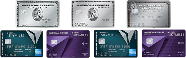 a close-up of credit cards