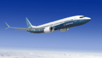a plane flying in the sky