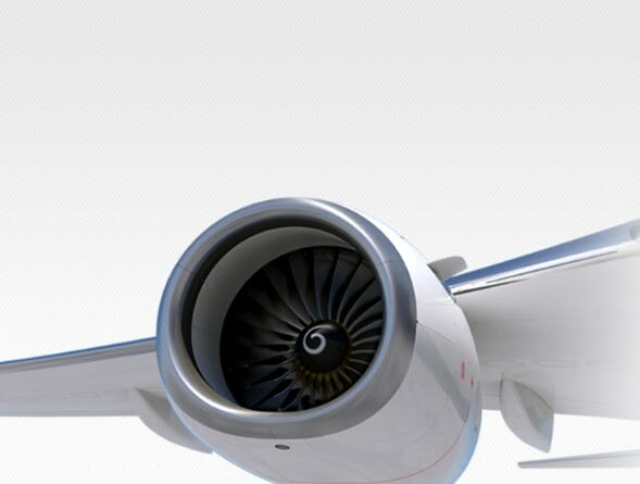 a close-up of a jet engine