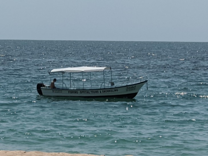 a boat in the water