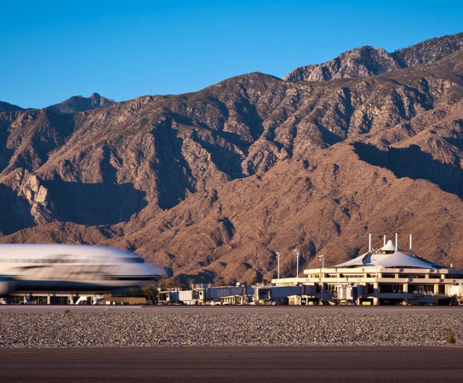 a plane taking off from a runway