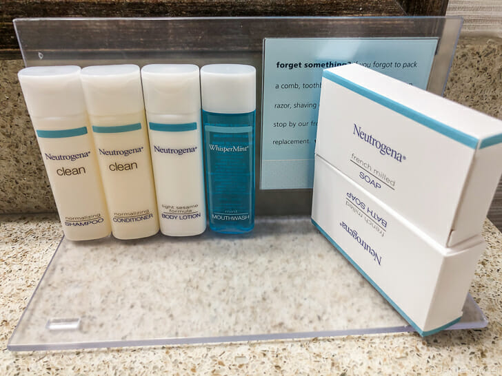 a group of bottles of shampoo and soap