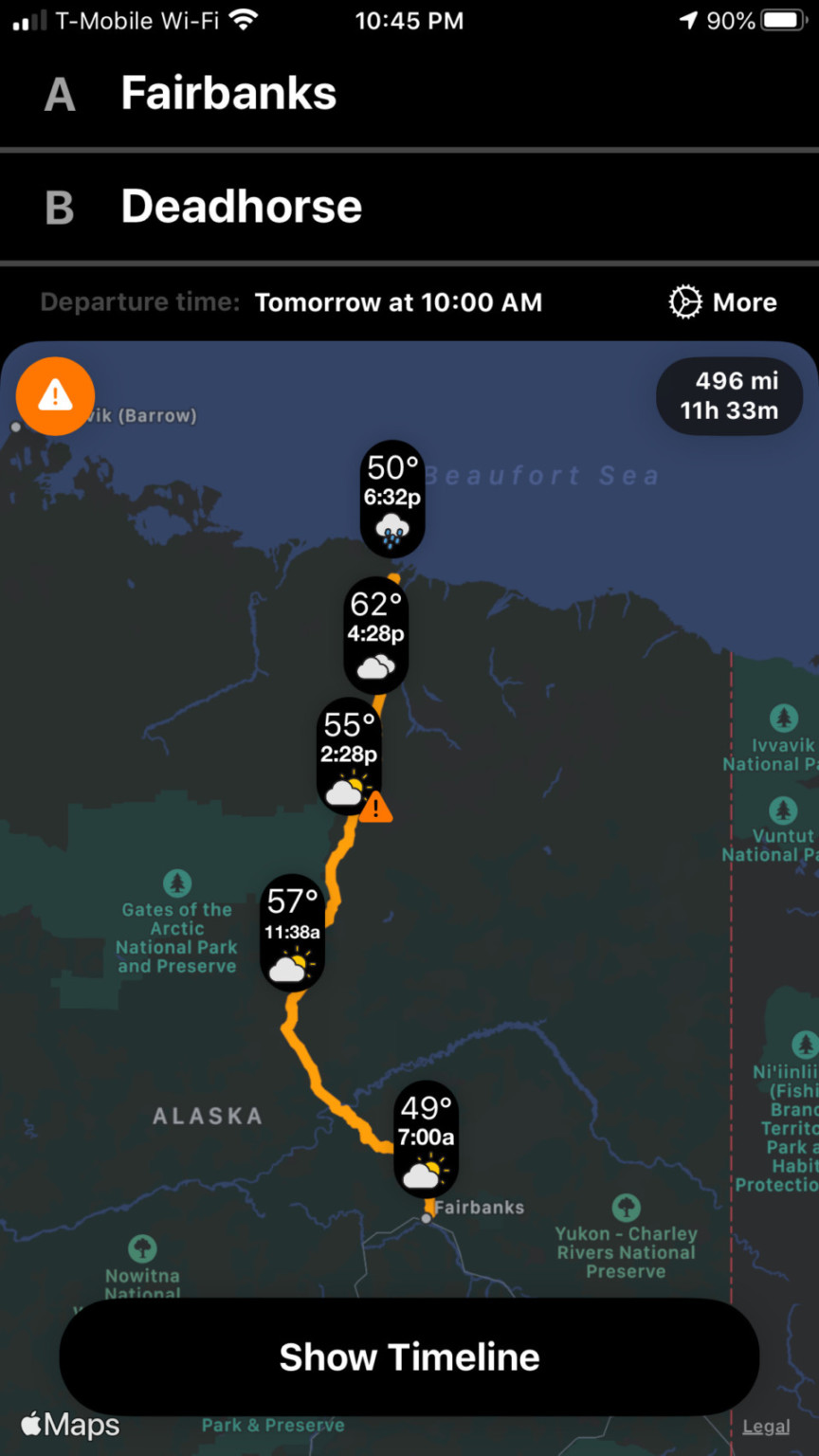 Introducing Weather on the Way, A New Road Trip Weather App