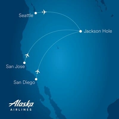 a map of alaska airlines