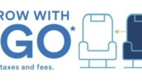 a blue and white logo