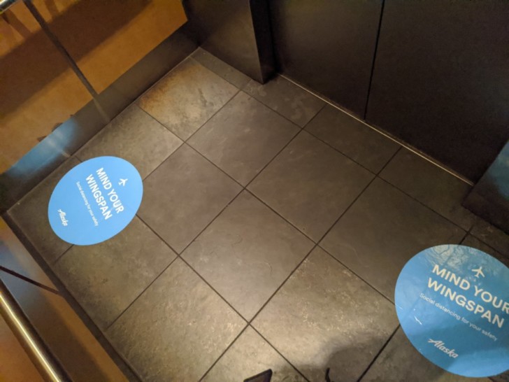 stickers on the floor of a room