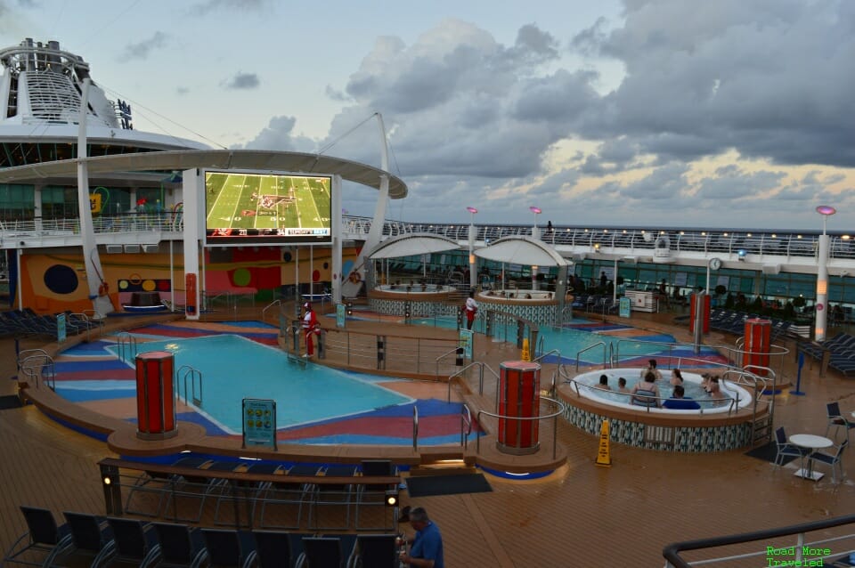 Pool area, Royal Caribbean Liberty of the Seas