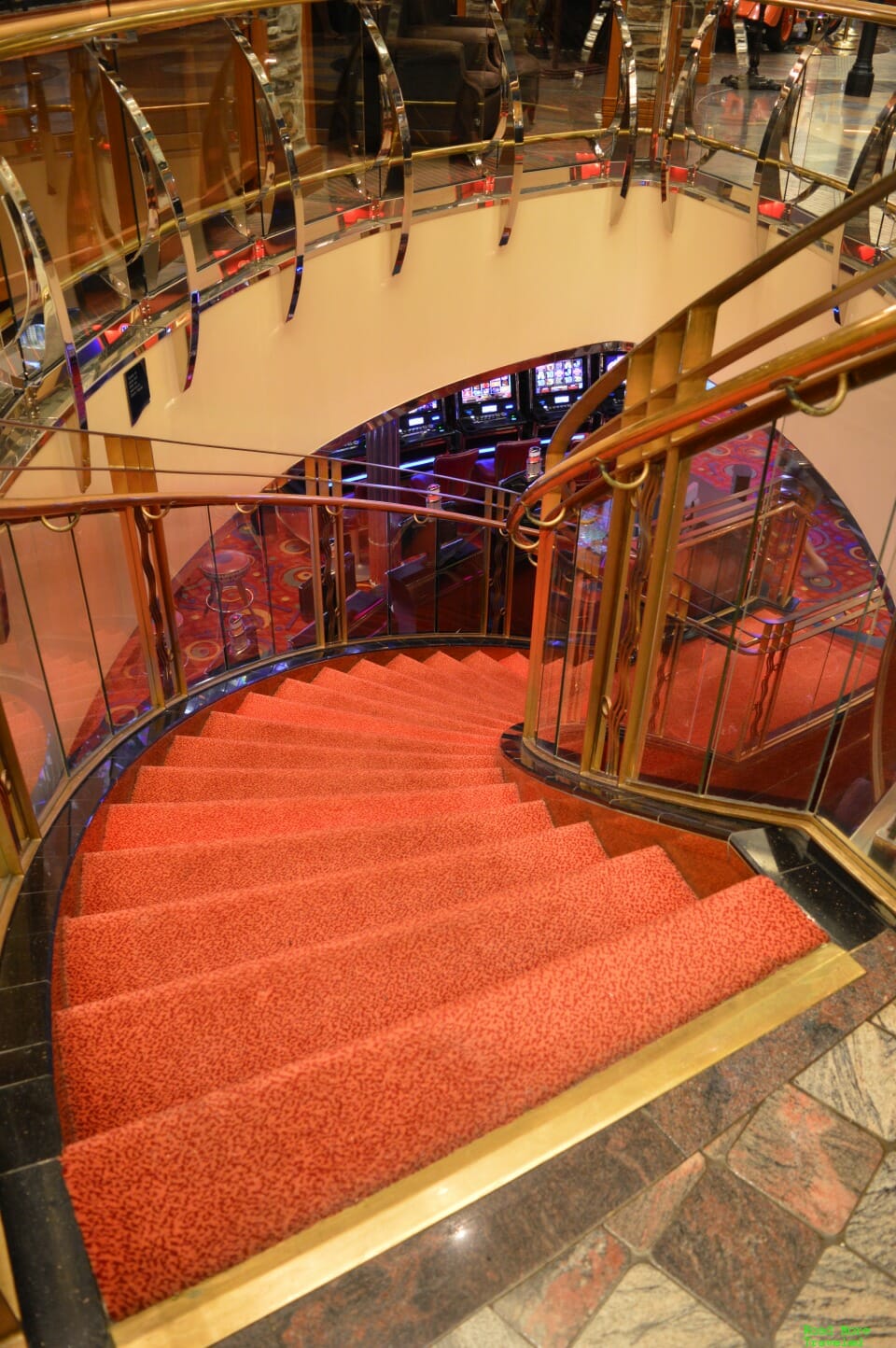 Grand staircase, RCCL Liberty of the Seas
