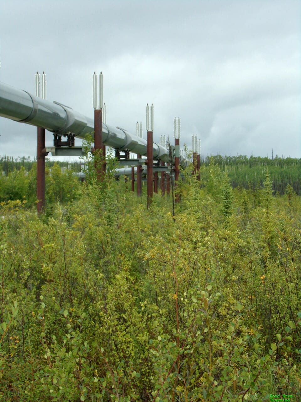 Alaska Pipeline at Yukon River Camp