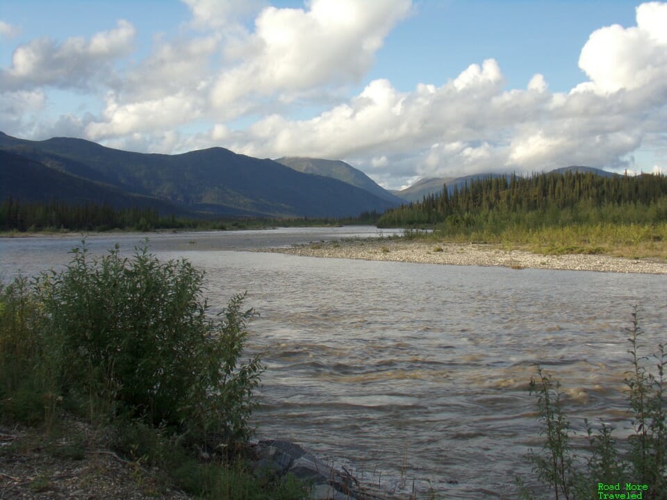 Koyukuk River and Brooks Range, Wiseman, AK
