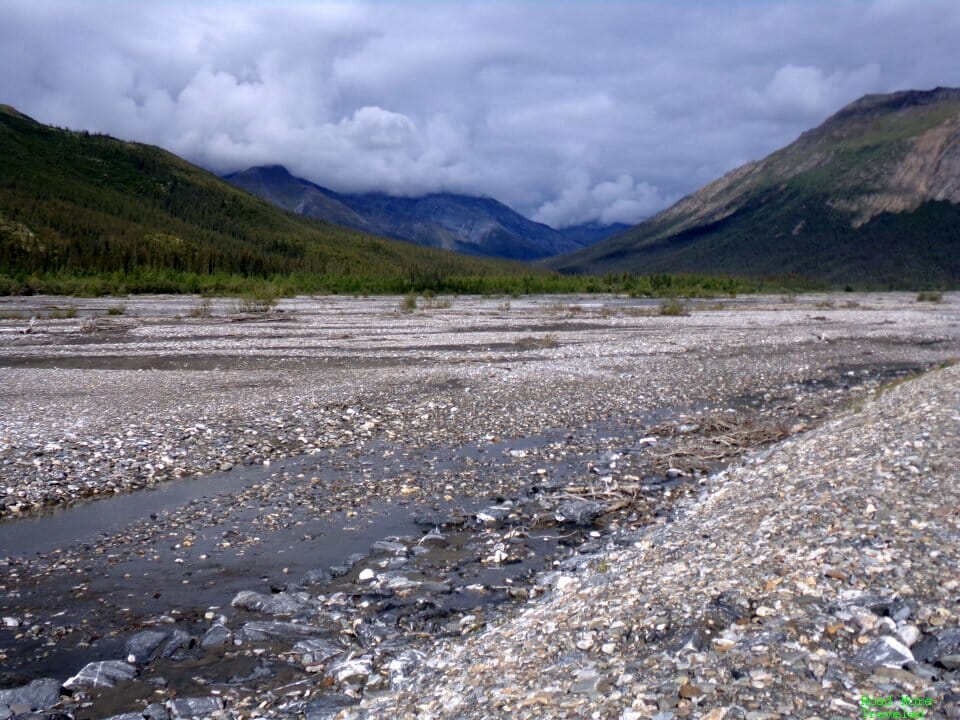 View towards Gates of the Arctic National Park