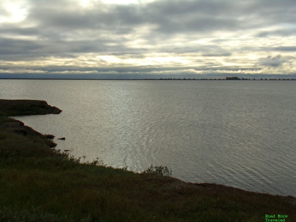 View across Lake Colleen, Deadhorse, AK