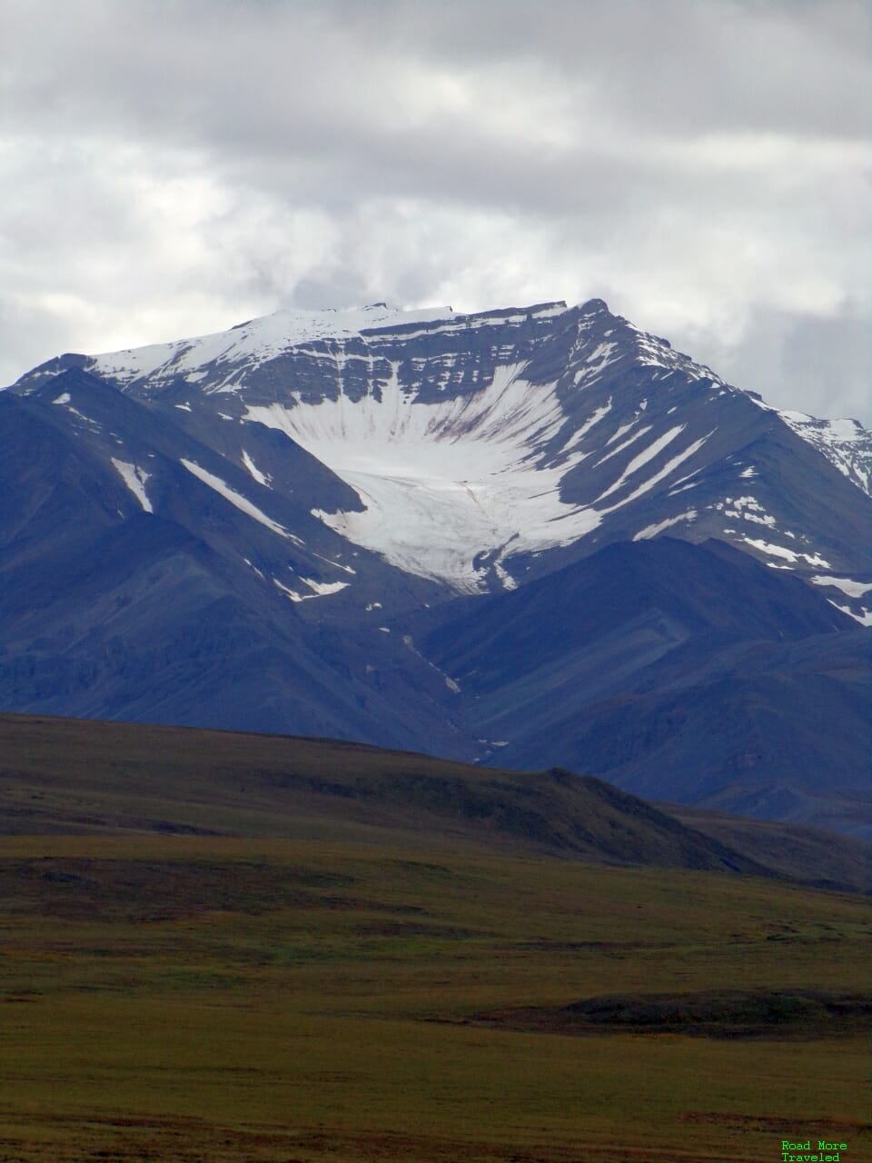 Glacier in Brooks Range from Galbraith Lake