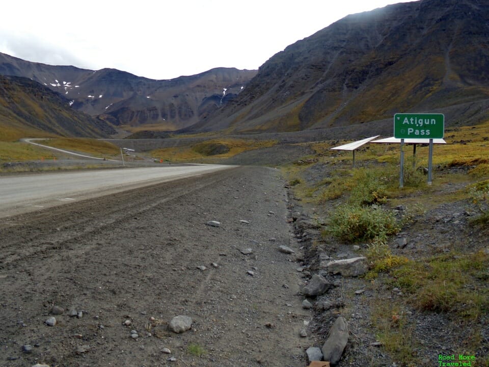 Southbound climb up Atigun Pass