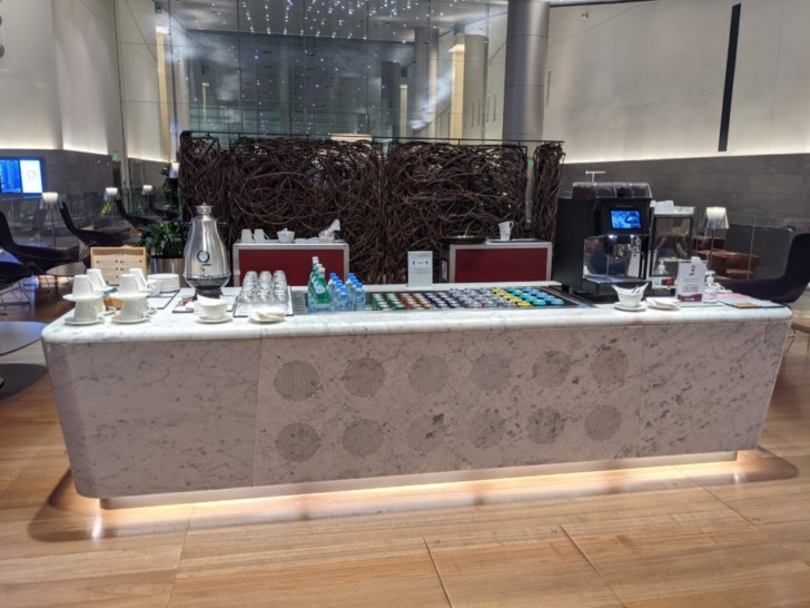 a counter with different items on it