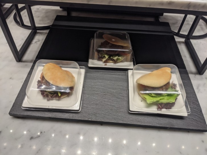 a tray of food on a table
