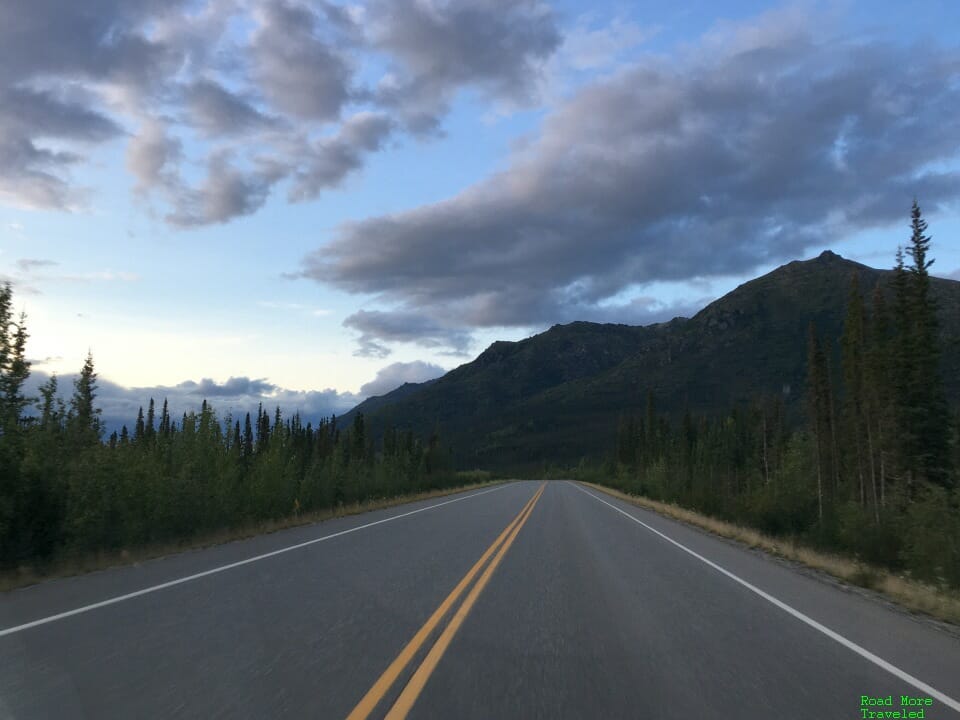 Evening sky near Coldfoot