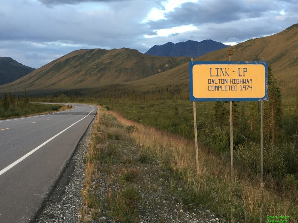 Complete Dalton Highway Guide - Link-Up Sign MP 197.2