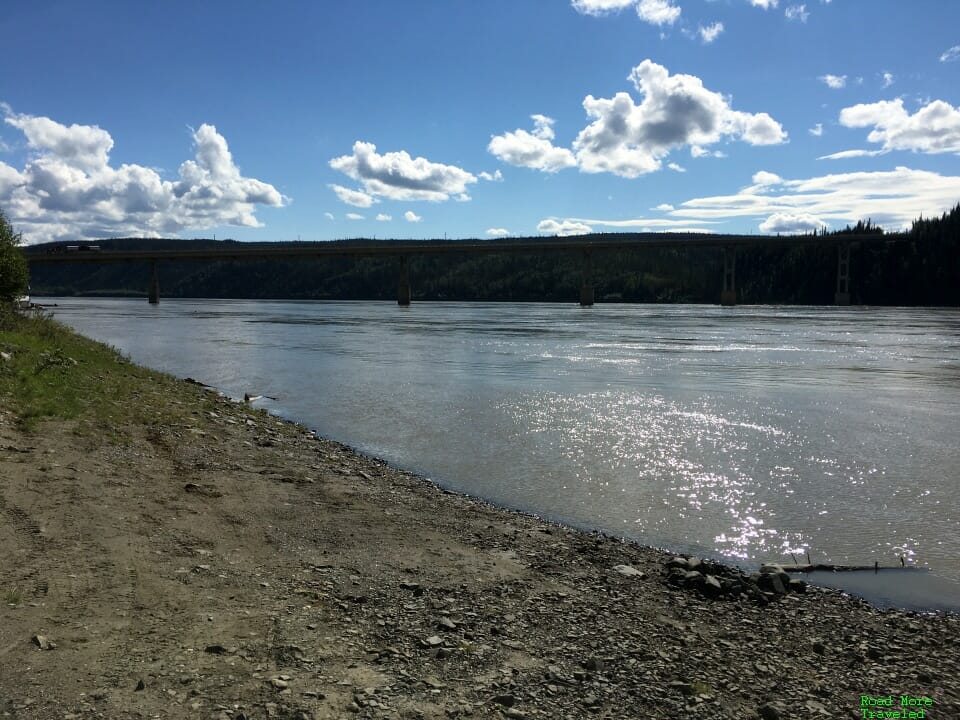 Yukon River Bridge from Yukon River Camp
