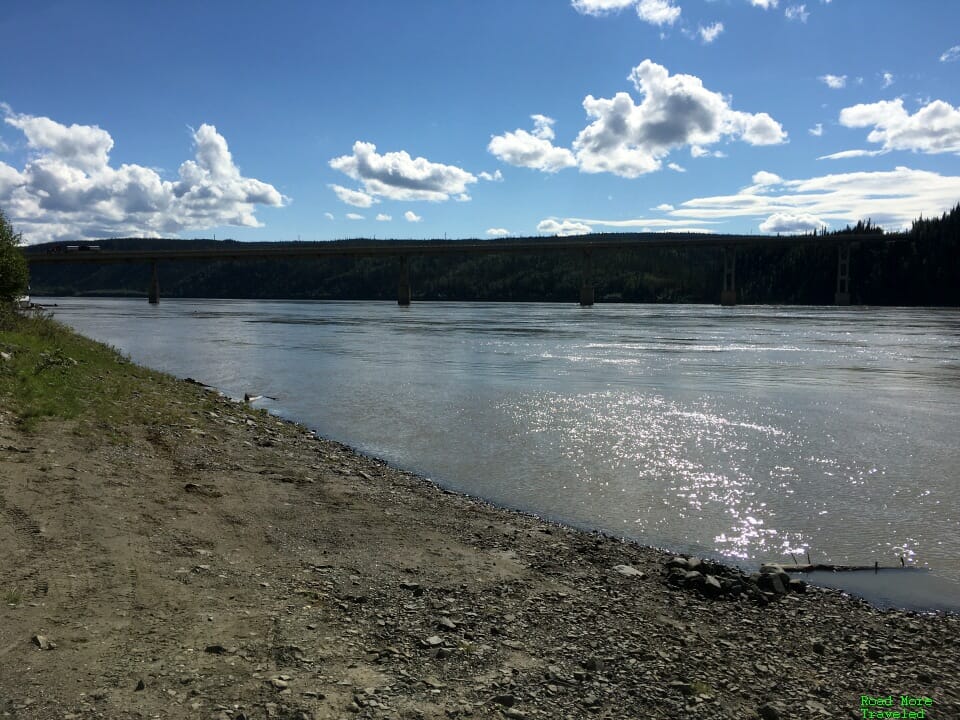 Yukon River Bridge from Yukon River Camp