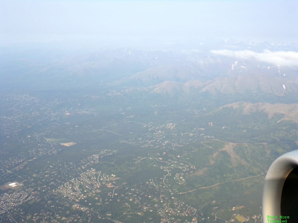 Final descent into Anchorage