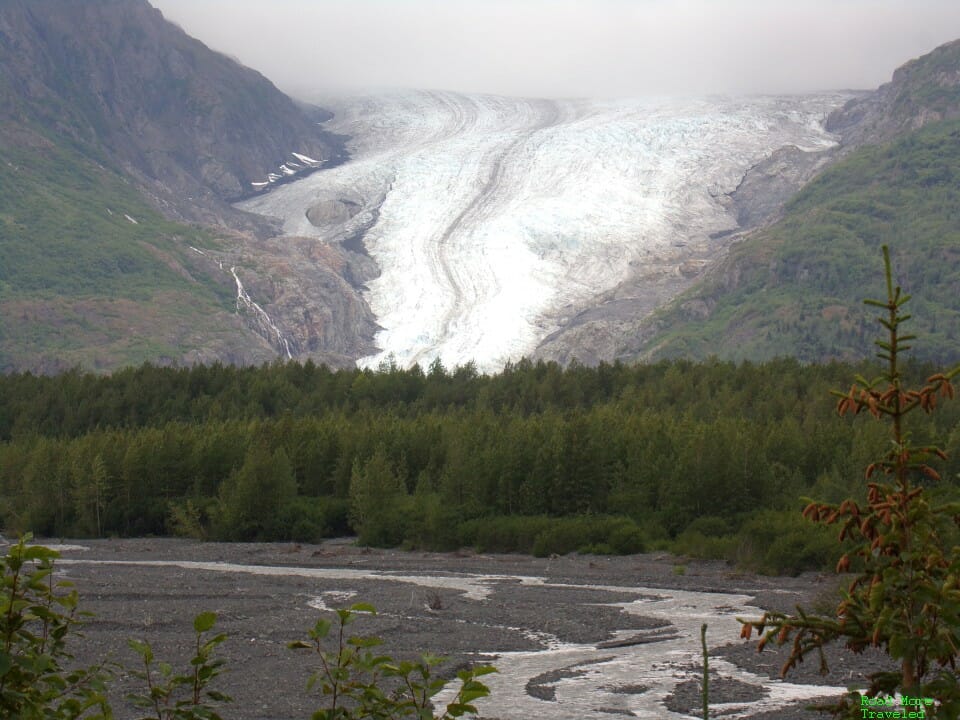 Closeup of Exit Glacier, Alaska