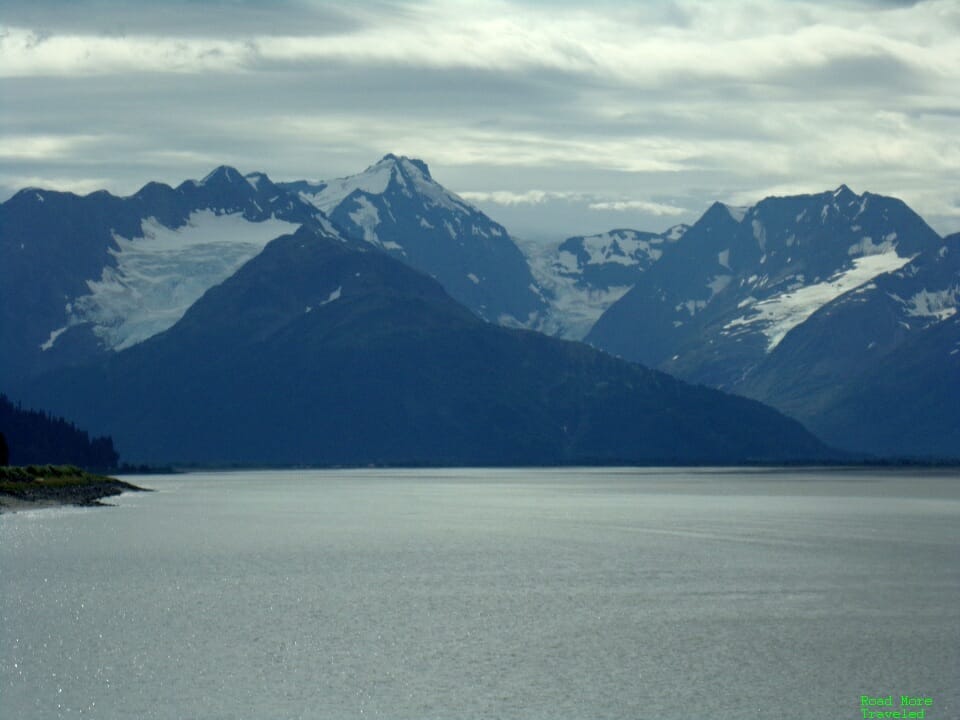 Glaciers on Kenai Peninsula side of Turnagain Arm