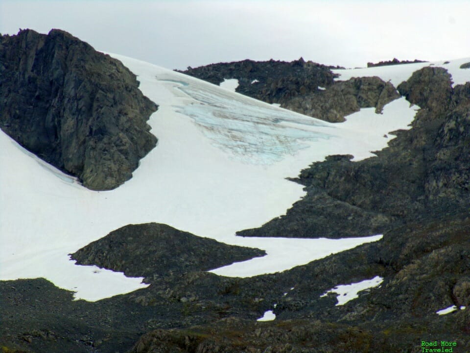 Glacier Hopping in Southern Alaska - glacier view from Byron Glacier Road