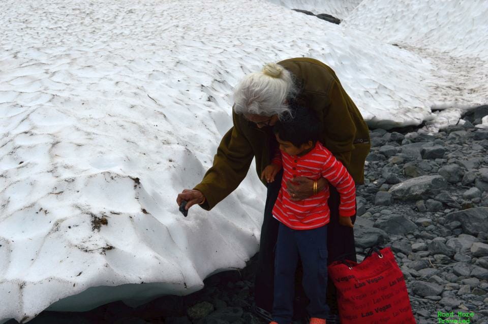 First time seeing snow