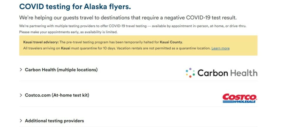 a screenshot of a travel program