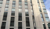 a tall building with many windows