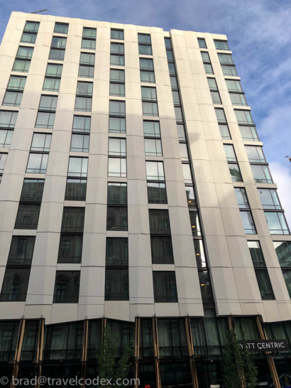 a tall building with many windows
