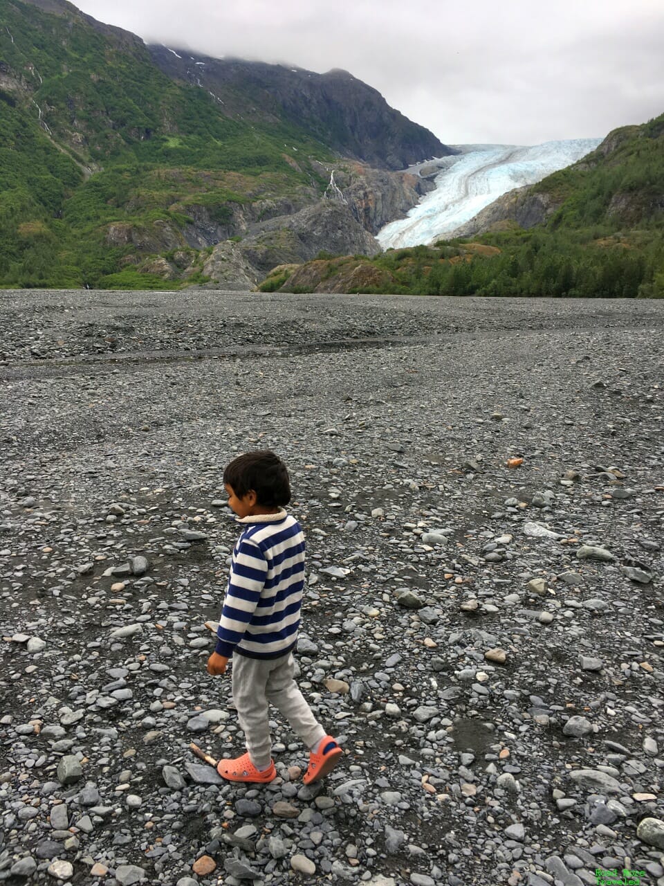 Off exploring the glaciers