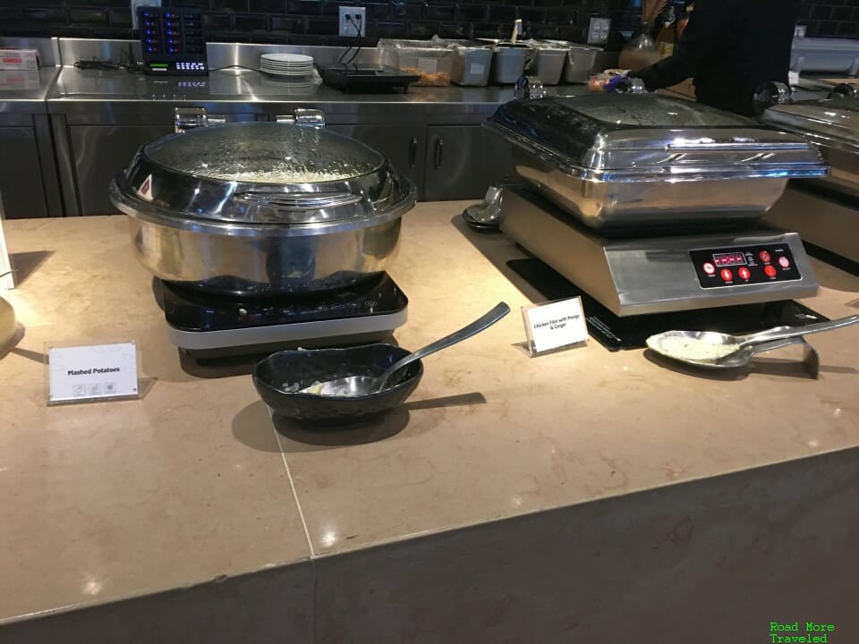 Plaza Premium Lounge Vancouver Domestic Terminal - hot food items